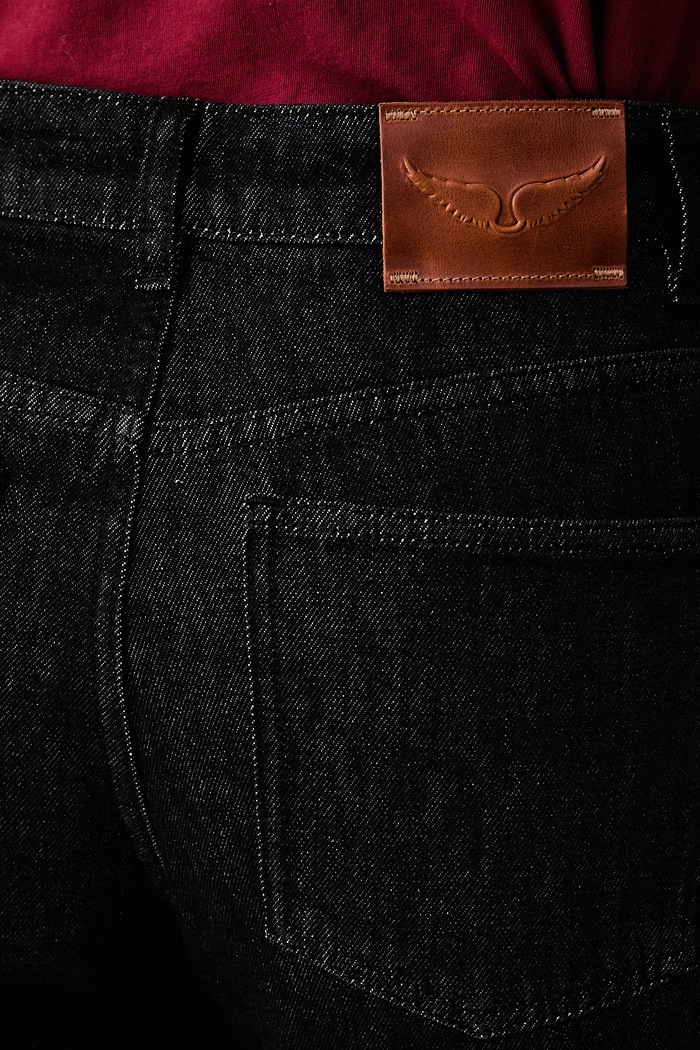 Jeansy regular damskie ETE Zadig&Voltaire WWJE01342 czarny