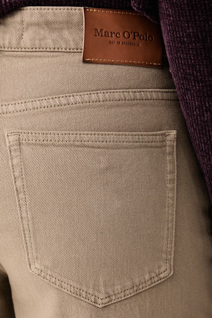 Jeansy wide leg damskie Marc O'Polo 5000014834 beżowy