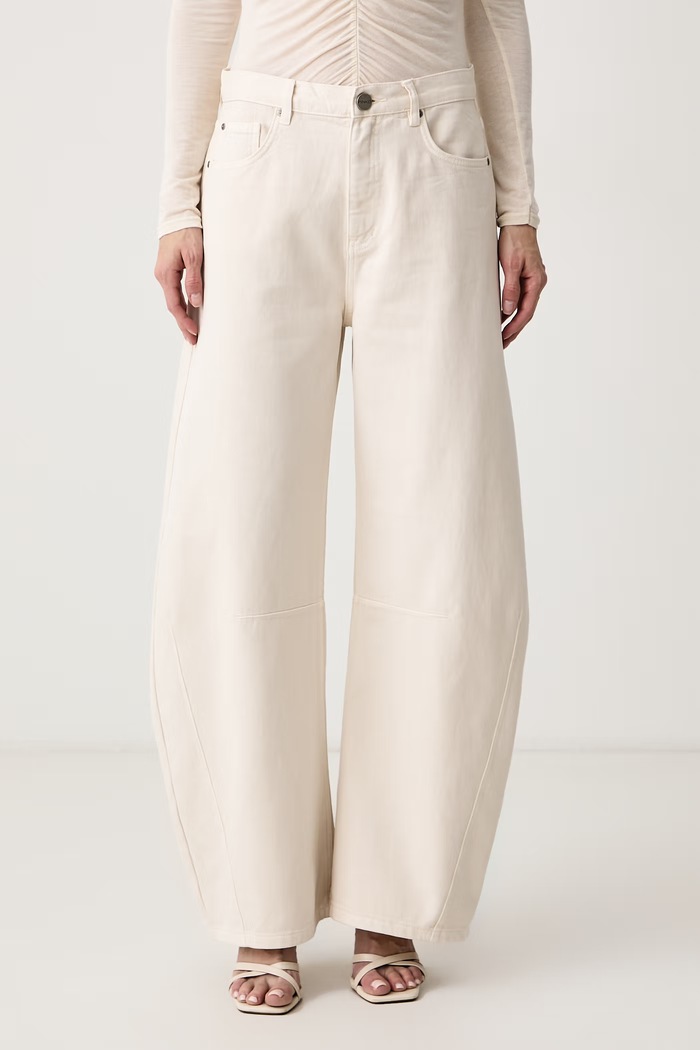 Pinko Rifle wide leg dámske béžová 107196.A3F9