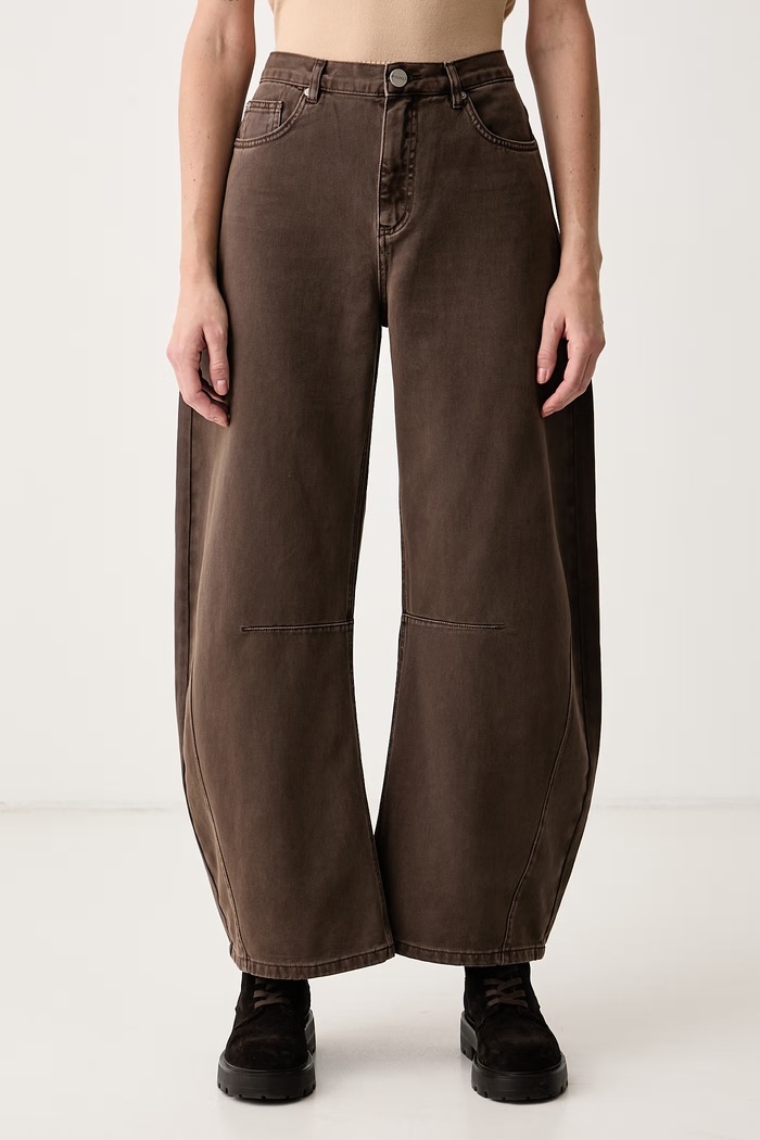 Pinko Wide leg džíny dámské hnědá 107196.A3F9