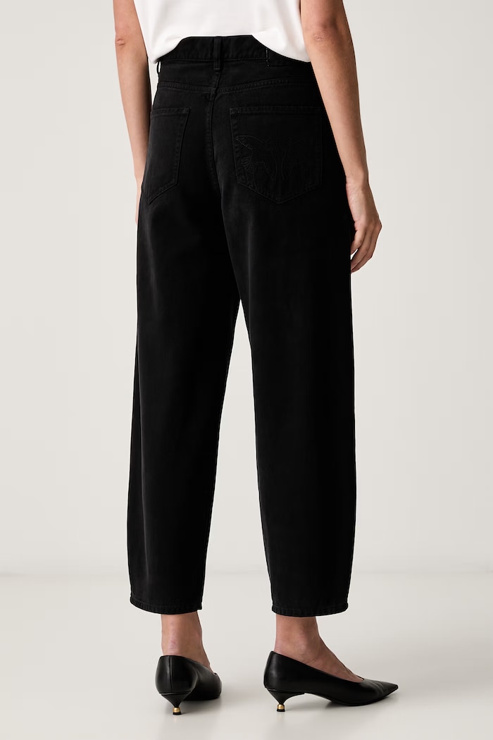 Oblečenie Pinko rifle relaxed fit dámske 103857.A3KU čierna