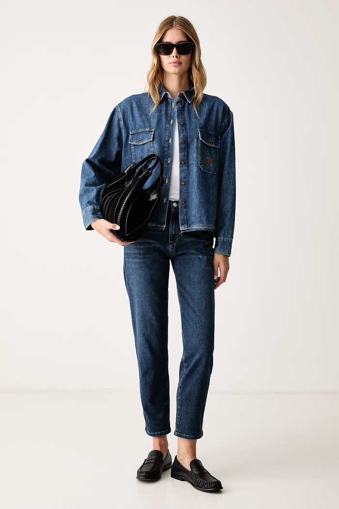 Joop! Jeansy skinny damskie 30106705 granatowy AW26