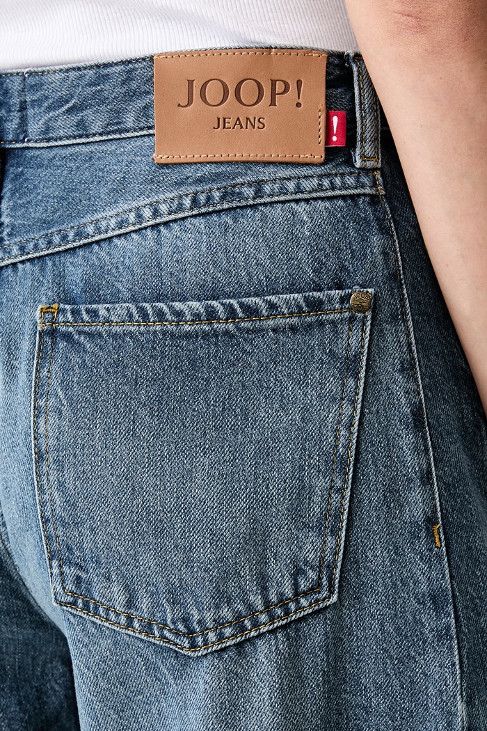 Joop! jeansy wide leg damskie niebieski 30105323
