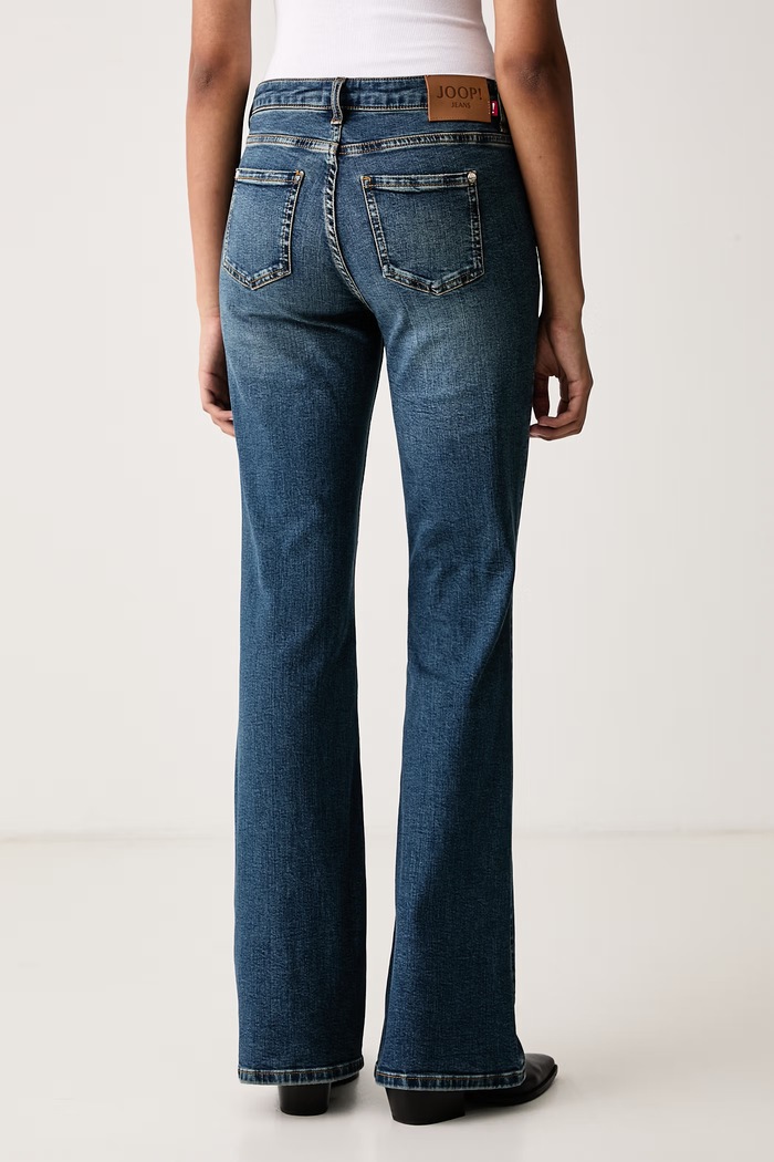 Odzież Joop! Jeansy bootcut damskie 30105307 niebieski