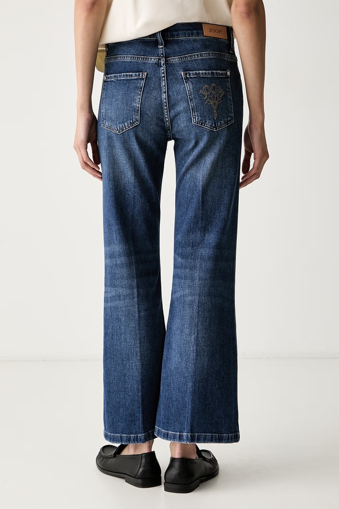 Odzież Joop! jeansy bootcut damskie 30104373 granatowy