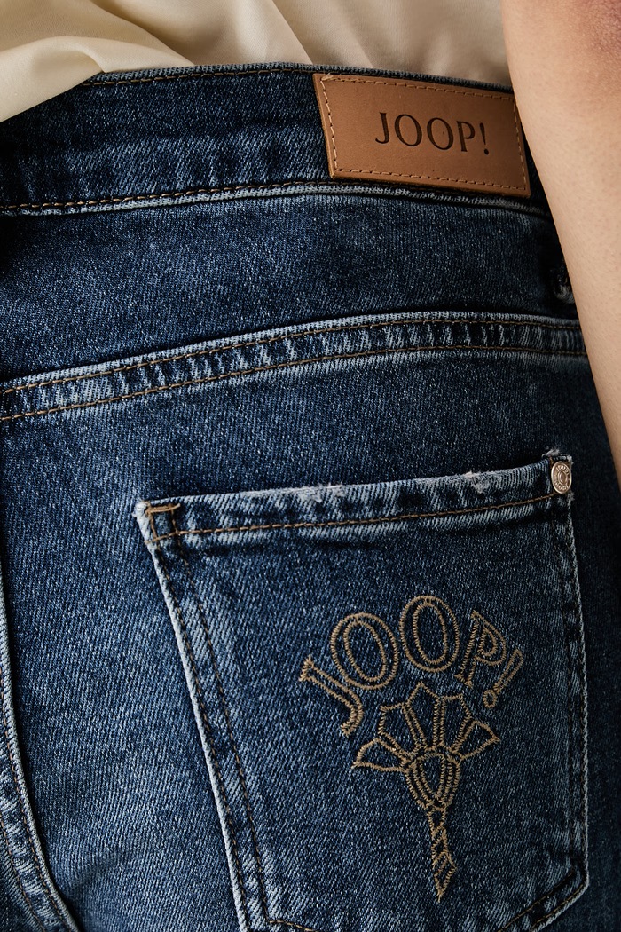 Joop! jeansy bootcut damskie granatowy 30104373