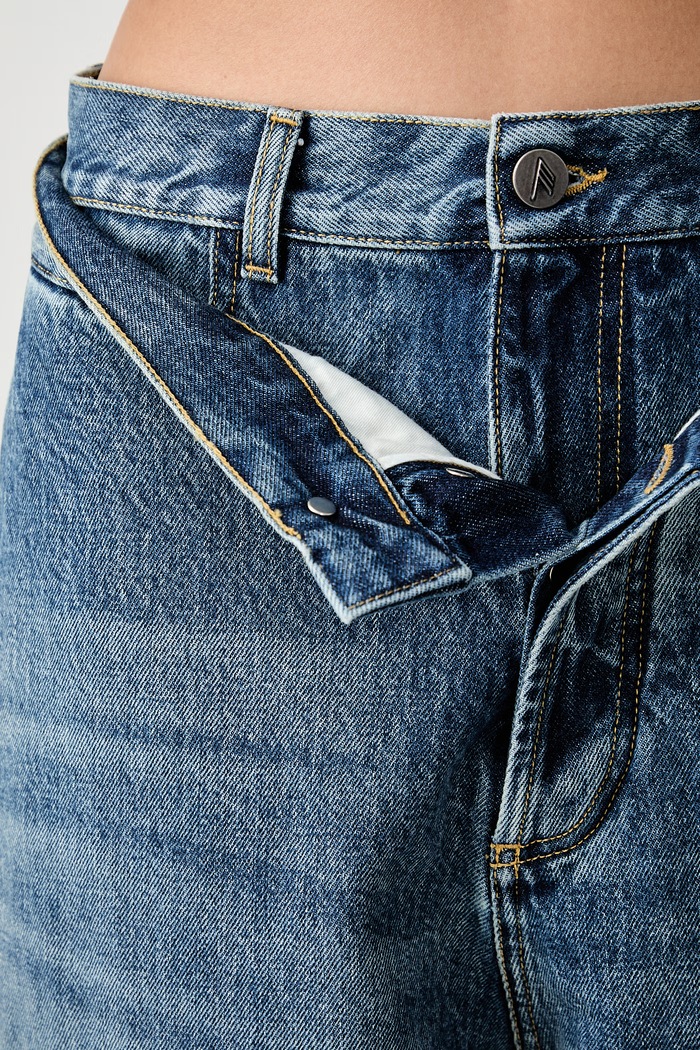 The Attico Τζιν relaxed fit γυναικεία 261WCP00322DDD122AA