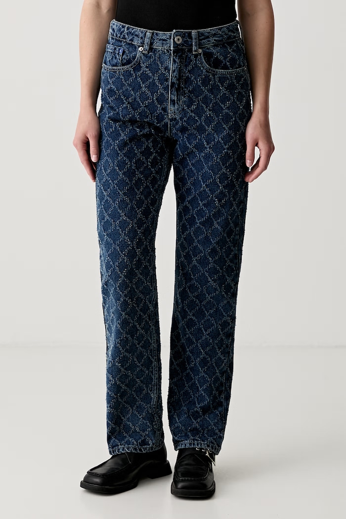 Karl Lagerfeld Jeans ίσια Γυναικεία μπλε B3W10038