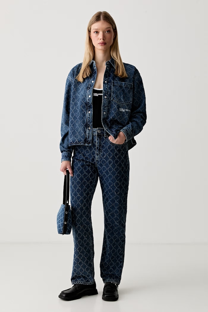 Karl Lagerfeld Jeans ίσια Γυναικεία B3W10038 μπλε AW26