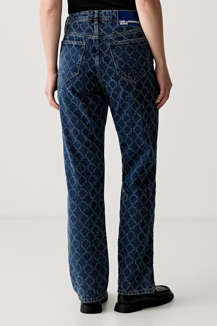 Ρούχα Karl Lagerfeld Jeans ίσια Γυναικεία B3W10038 μπλε