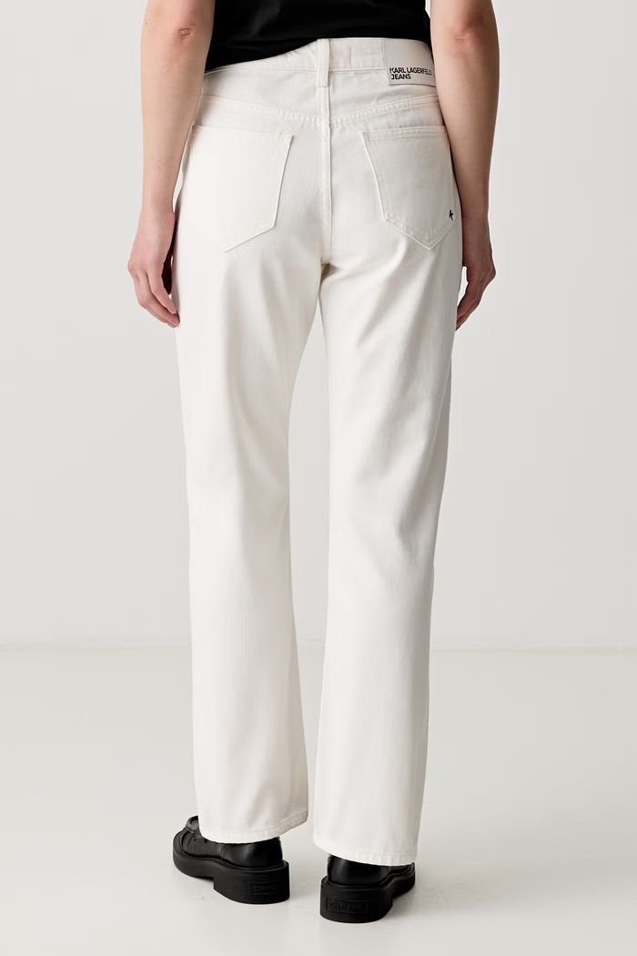 Ρούχα Karl Lagerfeld Jeans ίσια Γυναικεία B3W10037 μπεζ