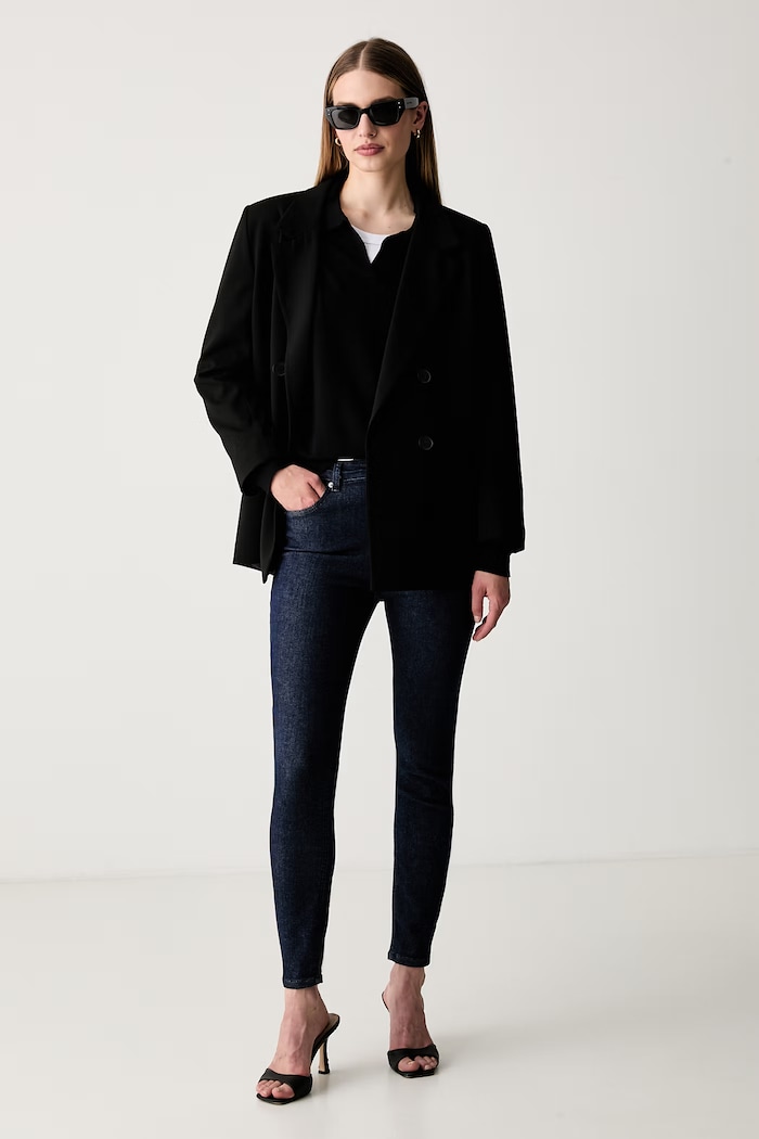 Karl Lagerfeld Jeans skinny traperice za žene B3W10010 mornarsko plava AW26