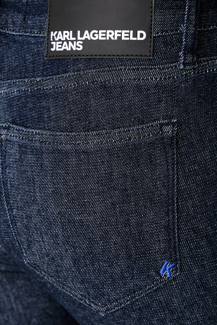 Karl Lagerfeld Jeans skinny traperice za žene mornarsko plava B3W10010