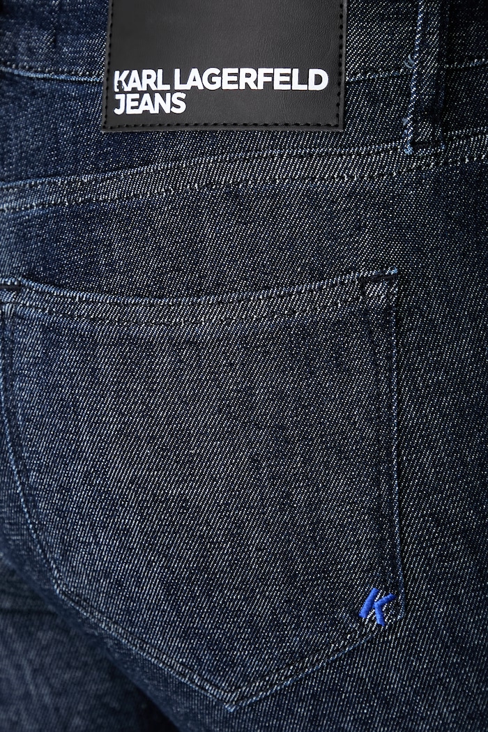 Karl Lagerfeld Jeans skinny traperice za žene mornarsko plava B3W10010
