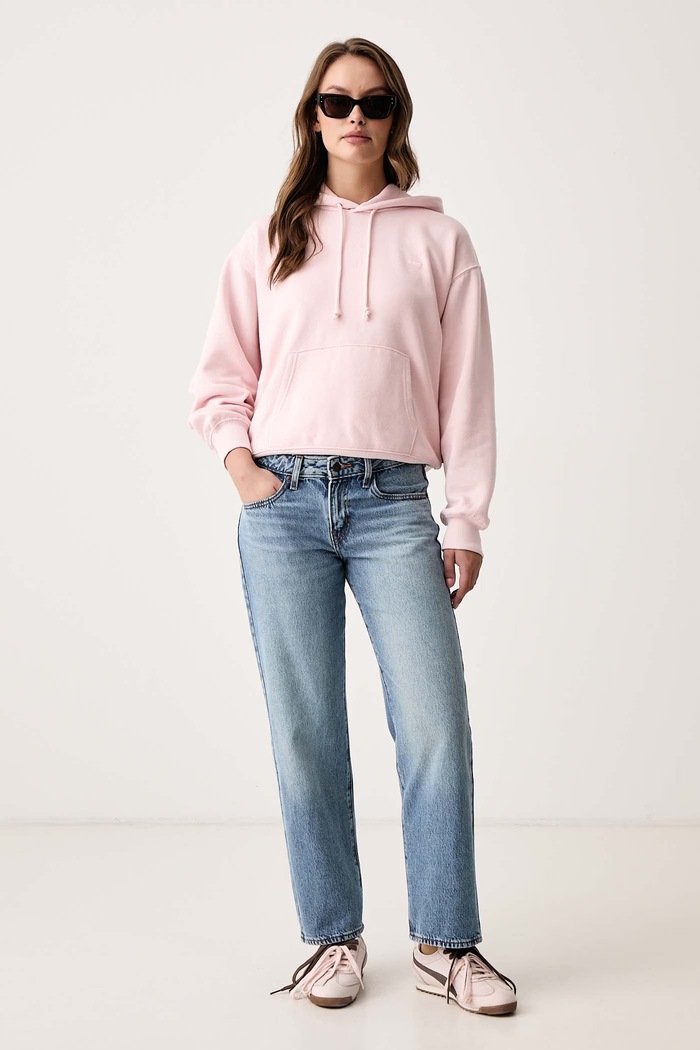 Levi's Jeansy straight damskie SUPERLOW STRAIGHT niebieski 0081X