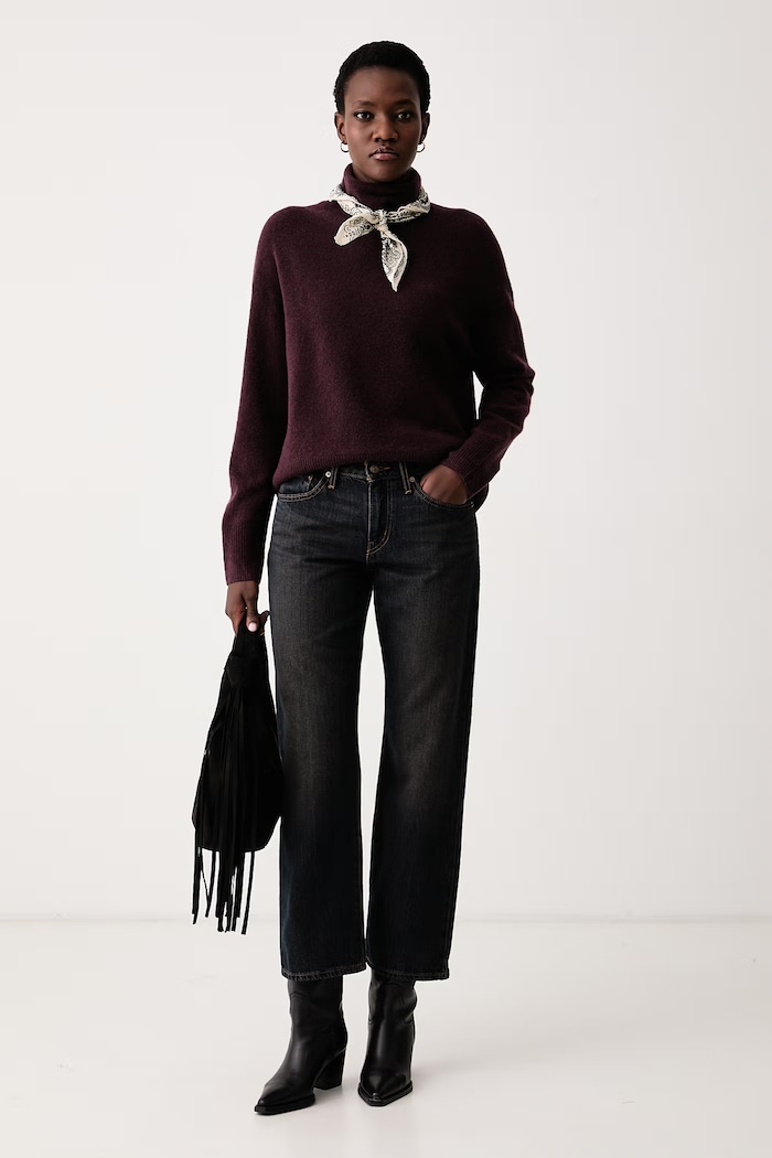 Levi's Rifle rovné dámske SUPERLOW STRAIGHT 0081X tmavomodrá AW26