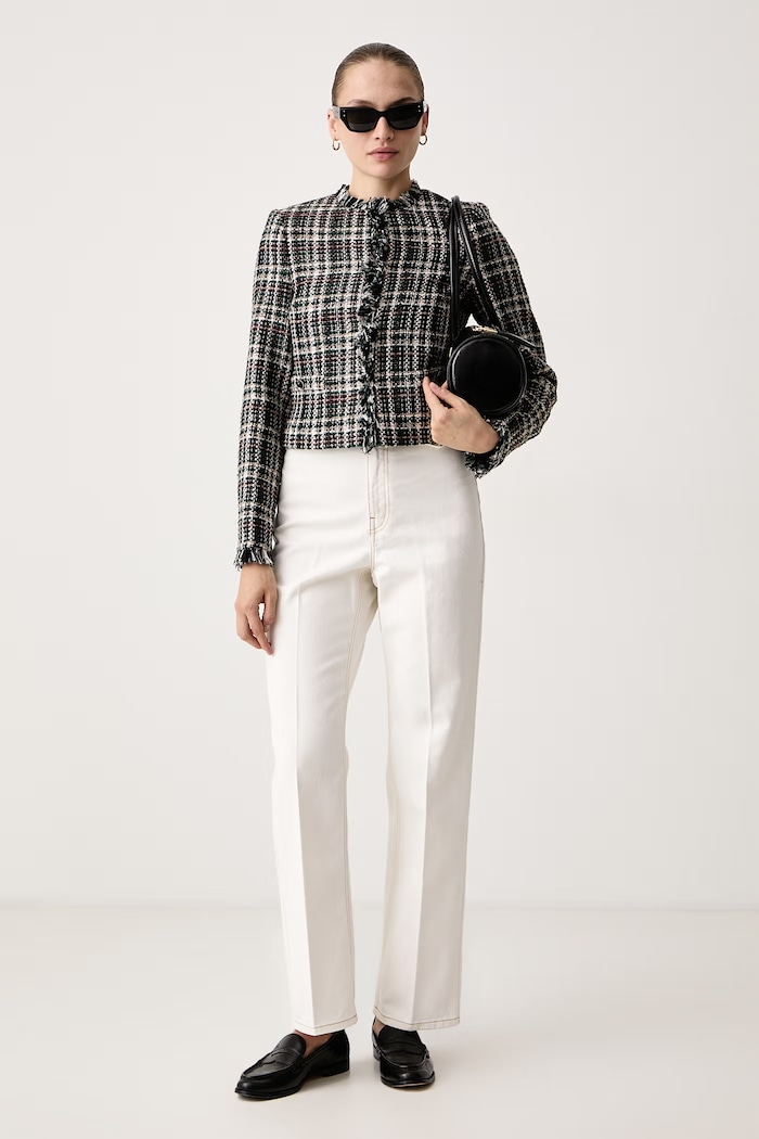 Twinset Джинсы straight для женщин 262TT2510 бежевый AW26
