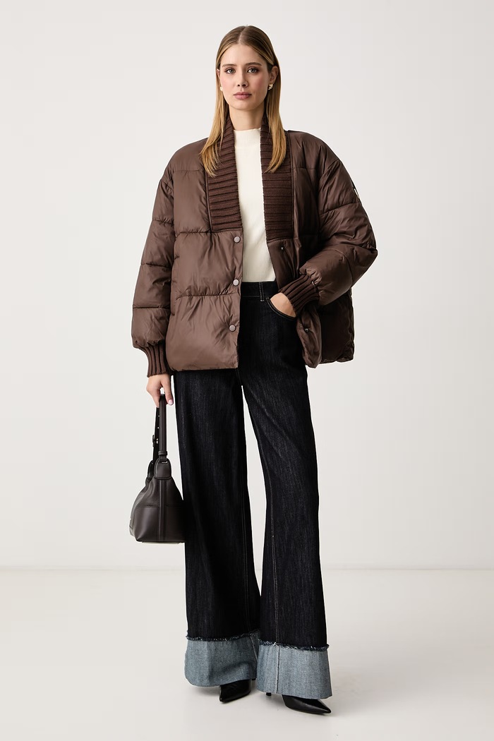 Twinset Bootcut traperice za žene 262LI2JBB mornarsko plava AW26
