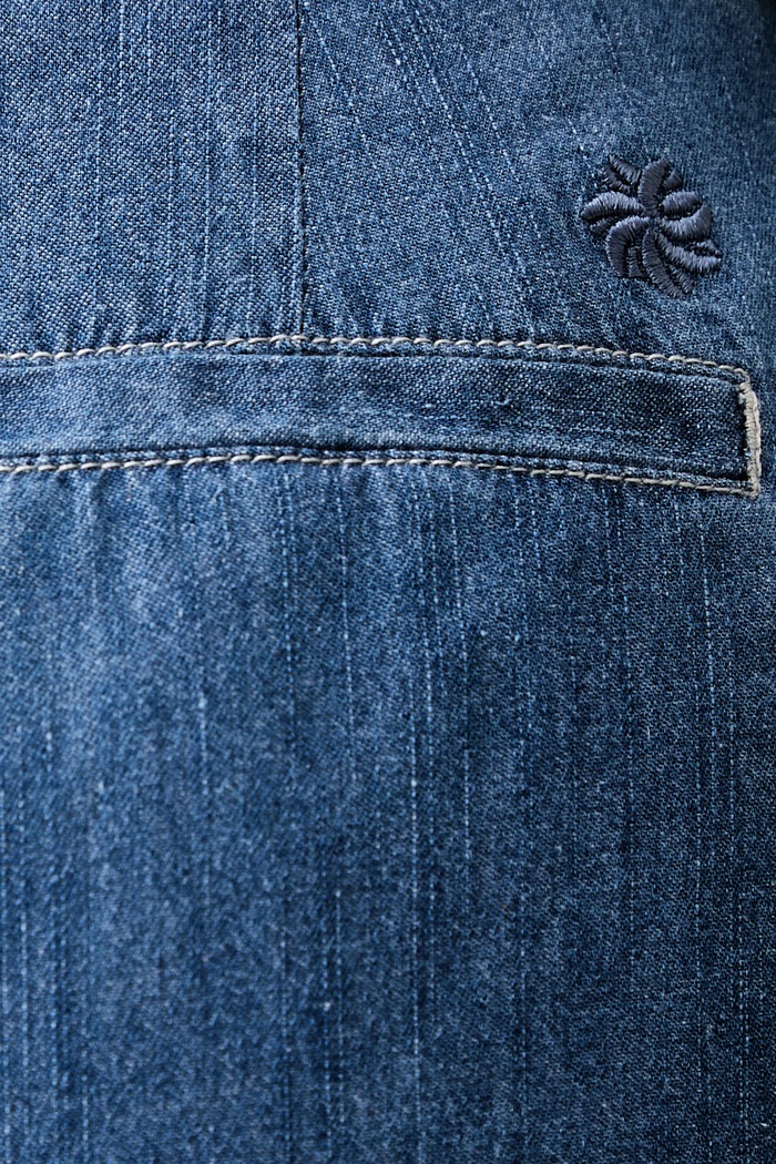 Hoss Intropia jeansy wide leg damskie niebieski 8024262