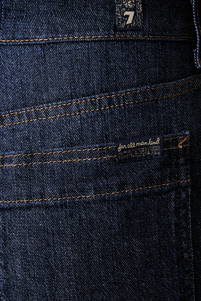 7 FOR ALL MANKIND jeansy wide leg damskie granatowy 7UCO0R70