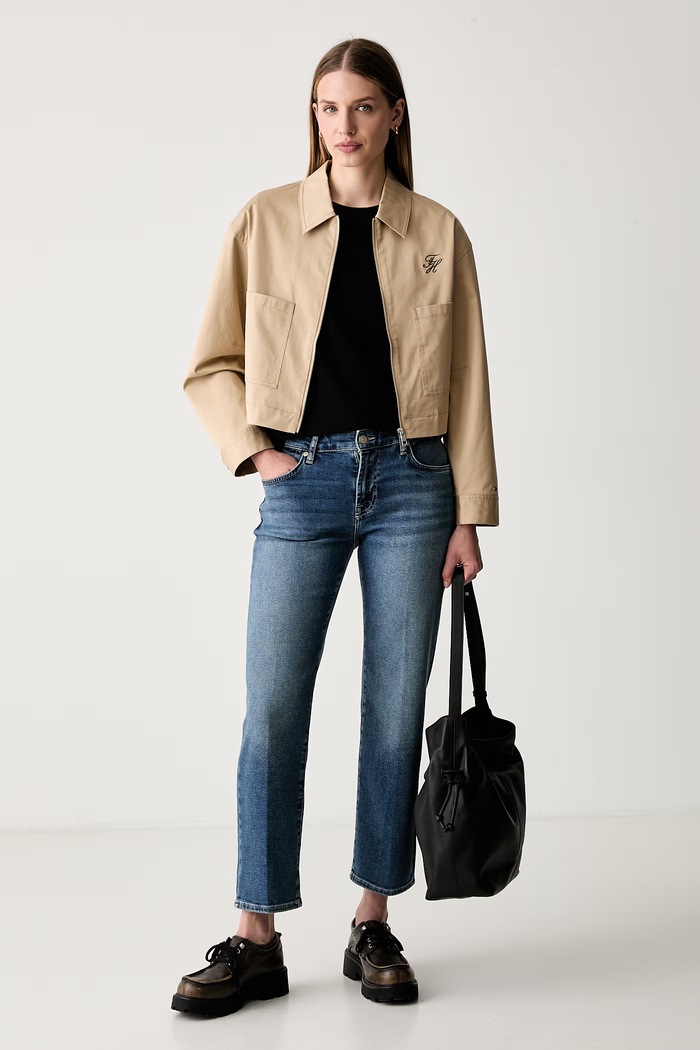 7 FOR ALL MANKIND jeansy straight damskie 7UD00120 niebieski AW26