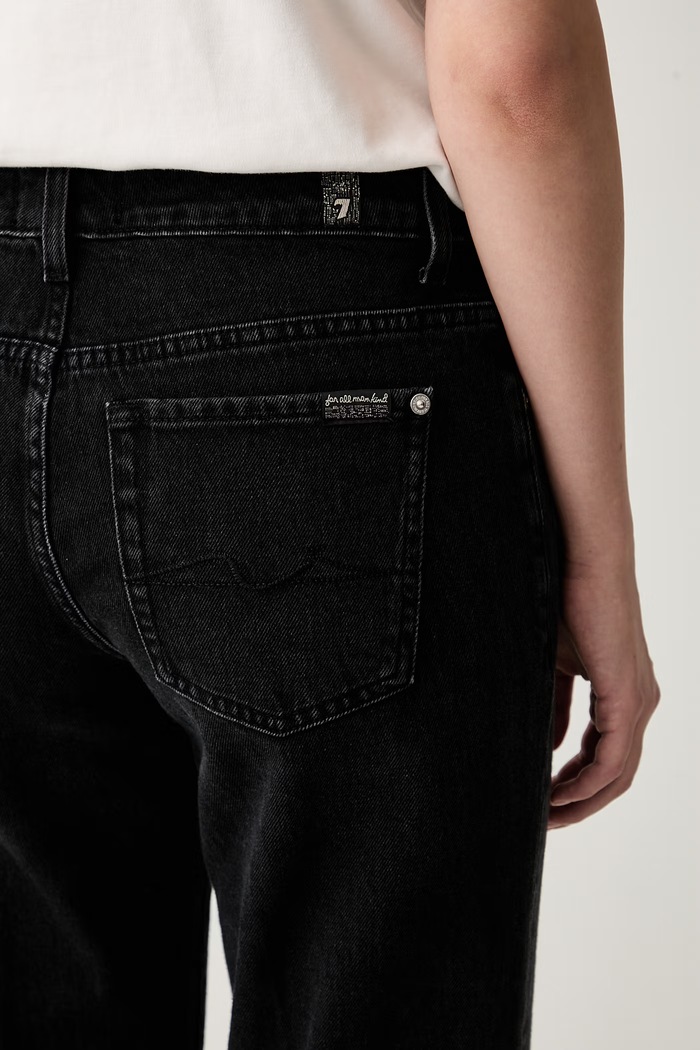 7 FOR ALL MANKIND jeansy straight damskie czarny 7UC90C31
