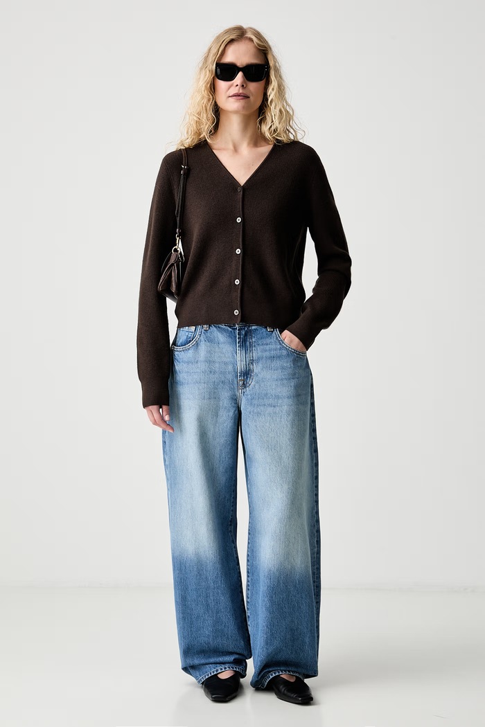 7 FOR ALL MANKIND jeansy relaxed fit damskie 7UF70E52 niebieski AW26
