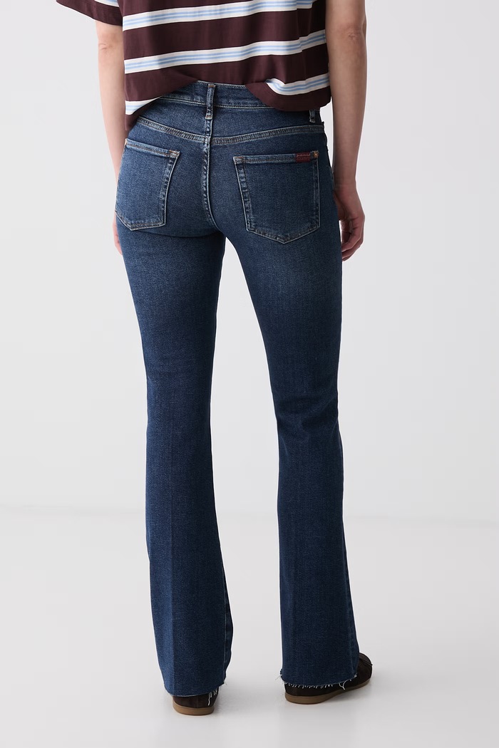 Odzież 7 FOR ALL MANKIND jeansy bootcut damskie 7U040A91 granatowy