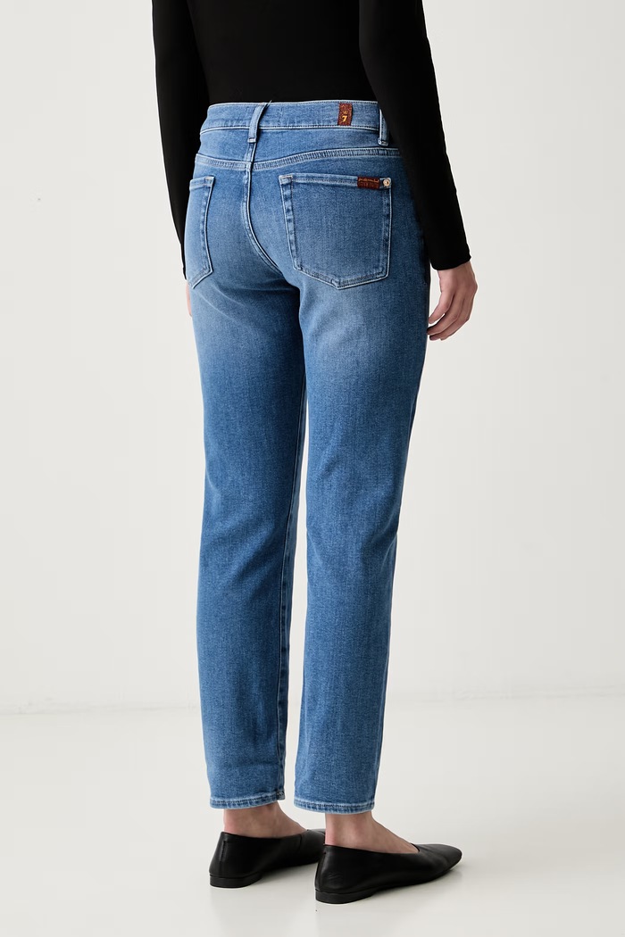 Odzież 7 FOR ALL MANKIND jeansy skinny damskie 7UC30G98 niebieski