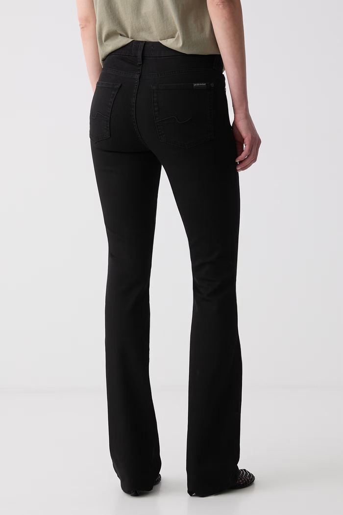 Odzież 7 FOR ALL MANKIND jeansy bootcut damskie 7E033C43 czarny
