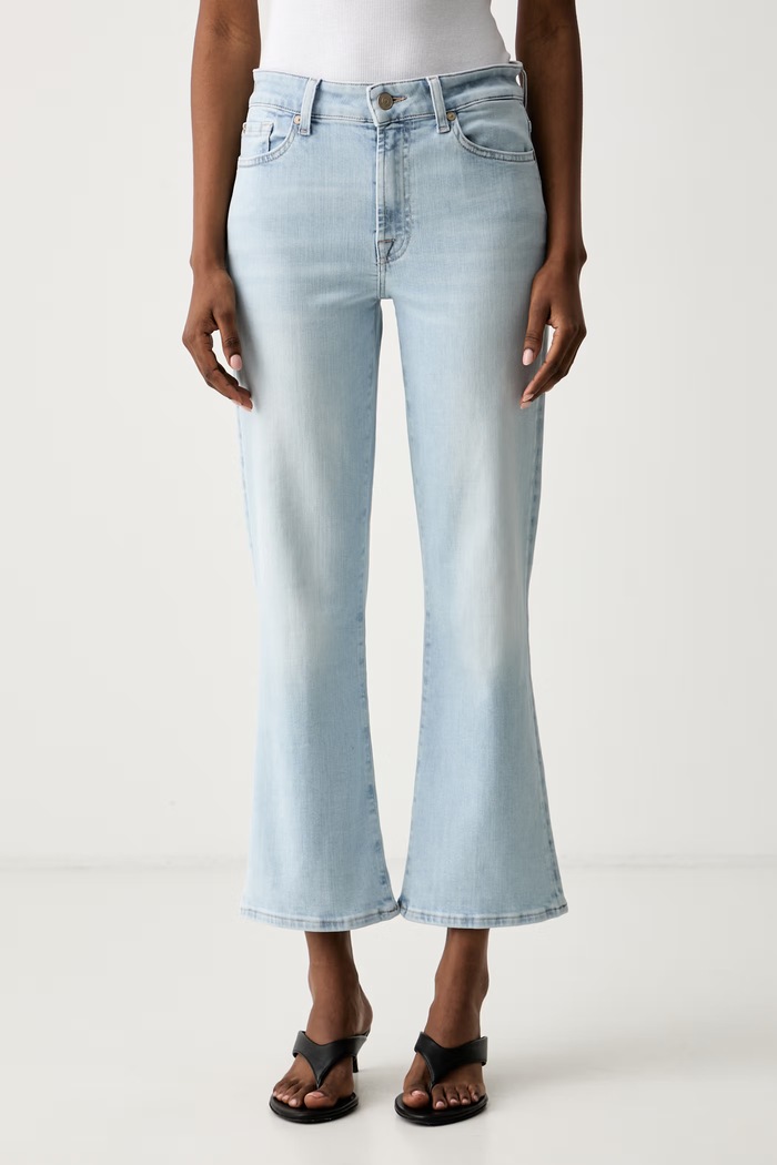 7 FOR ALL MANKIND jeansy bootcut damskie niebieski 7UCK0C12