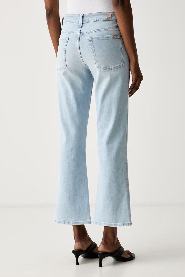 Odzież 7 FOR ALL MANKIND jeansy bootcut damskie 7UCK0C12 niebieski