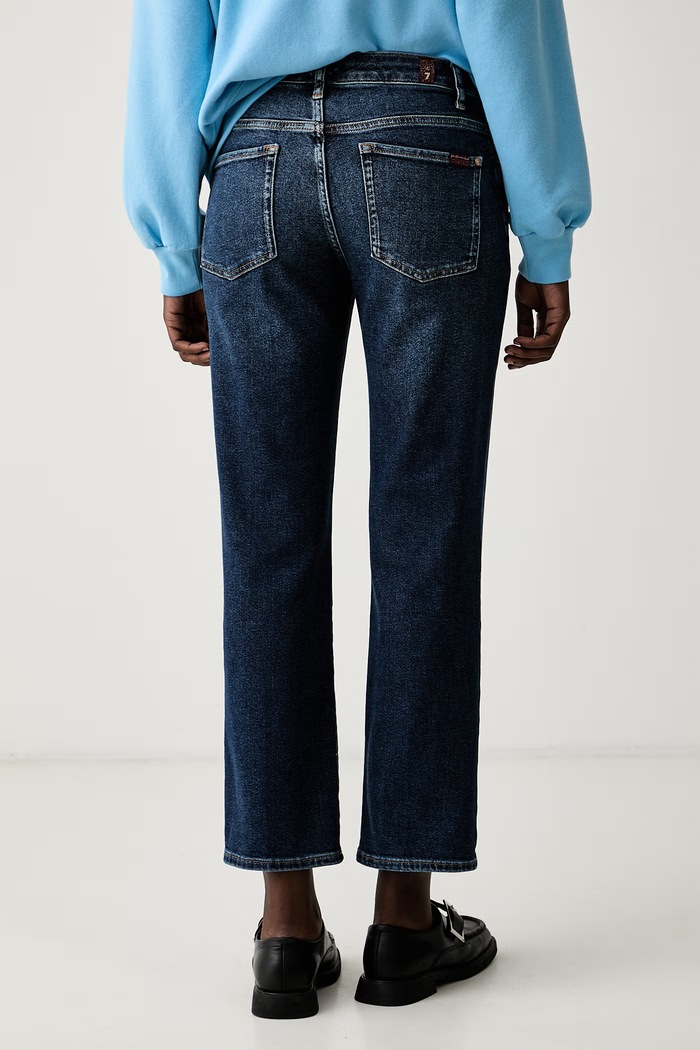 Odzież 7 FOR ALL MANKIND jeansy regularne damskie 7UD00A91 niebieski