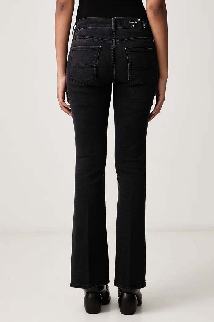 Odzież 7 FOR ALL MANKIND Jeansy flare damskie 7U040B68 czarny