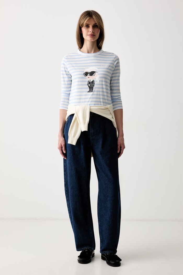 Karl Lagerfeld Barrel Γυναικεία B3W10091 σκούρο μπλε AW26