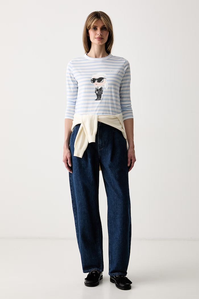 Karl Lagerfeld rifle barrel dámske B3W10091 tmavomodrá AW26