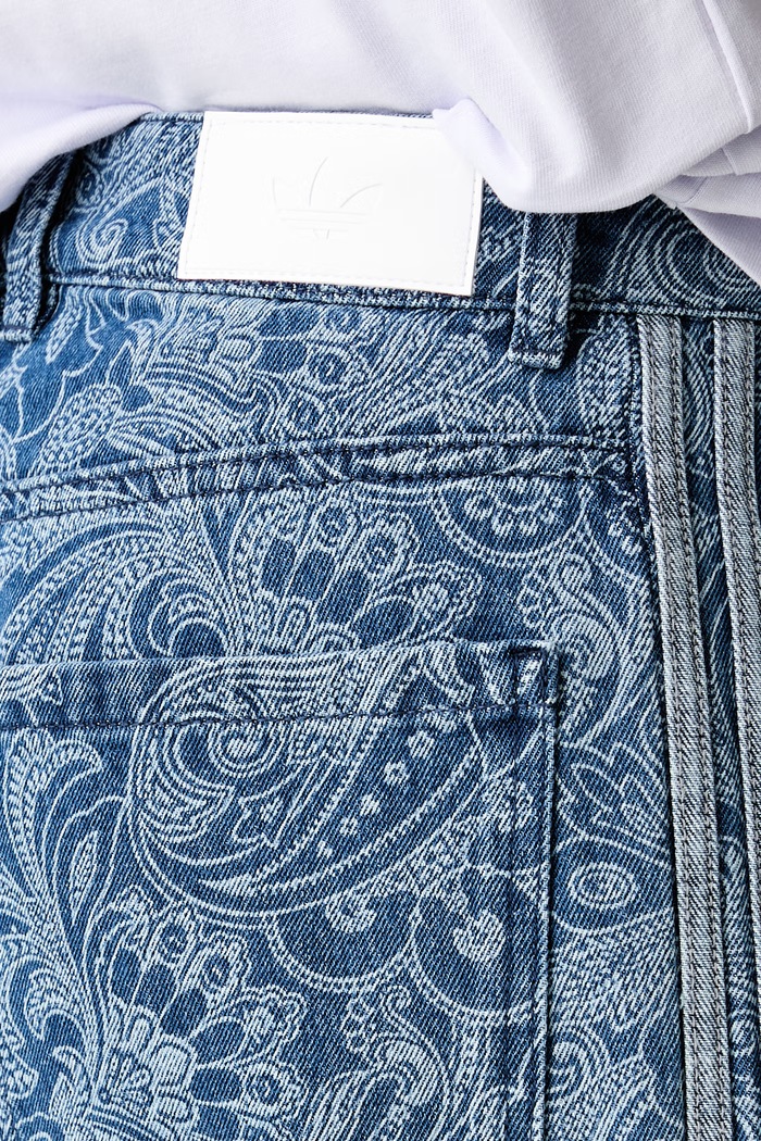 adidas Originals kavbojke s širokimi hlačnicami ženske Liberty modra KR6675