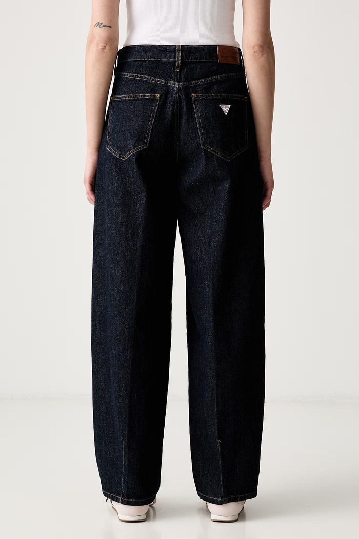 Одяг Guess Jeans джинси barrel жіночі W6YA2X.D1187 темно-синій