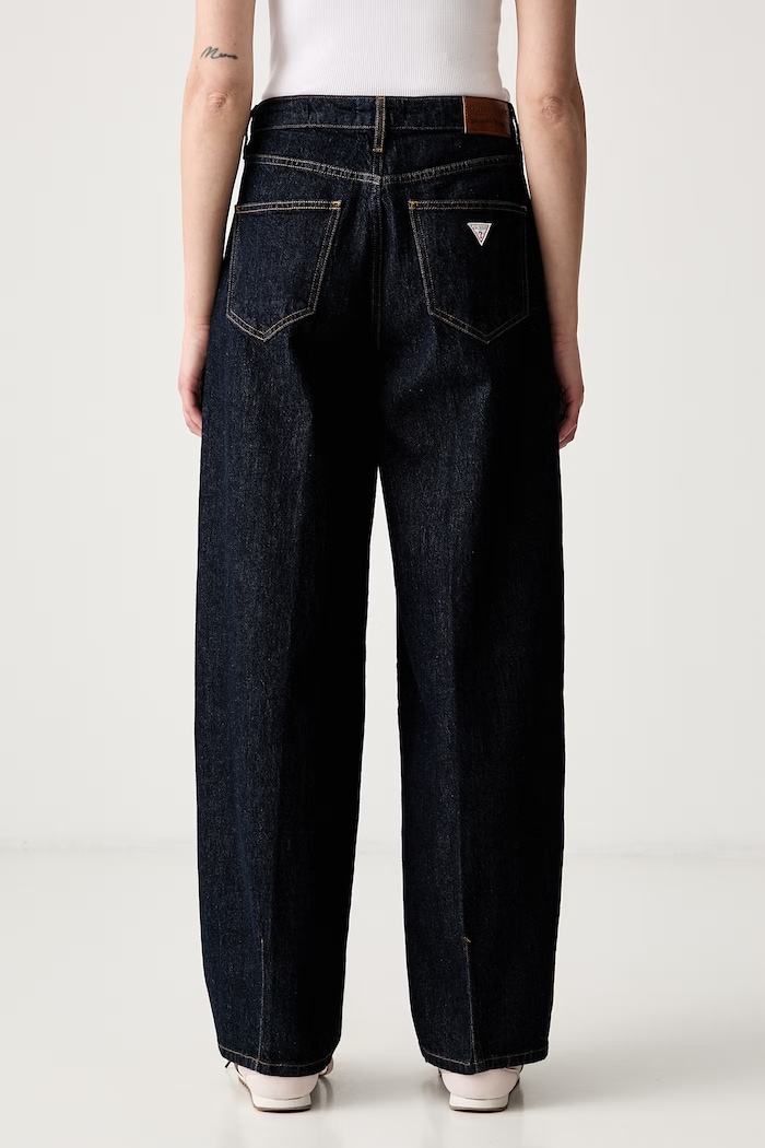 Одяг Guess Jeans джинси barrel жіночі W6YA2X.D1187 темно-синій