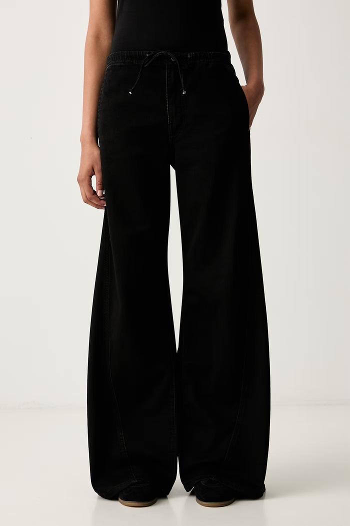 Oblečení Guess Jeans jogger džíny dámské W6YA2J.D1192 černá