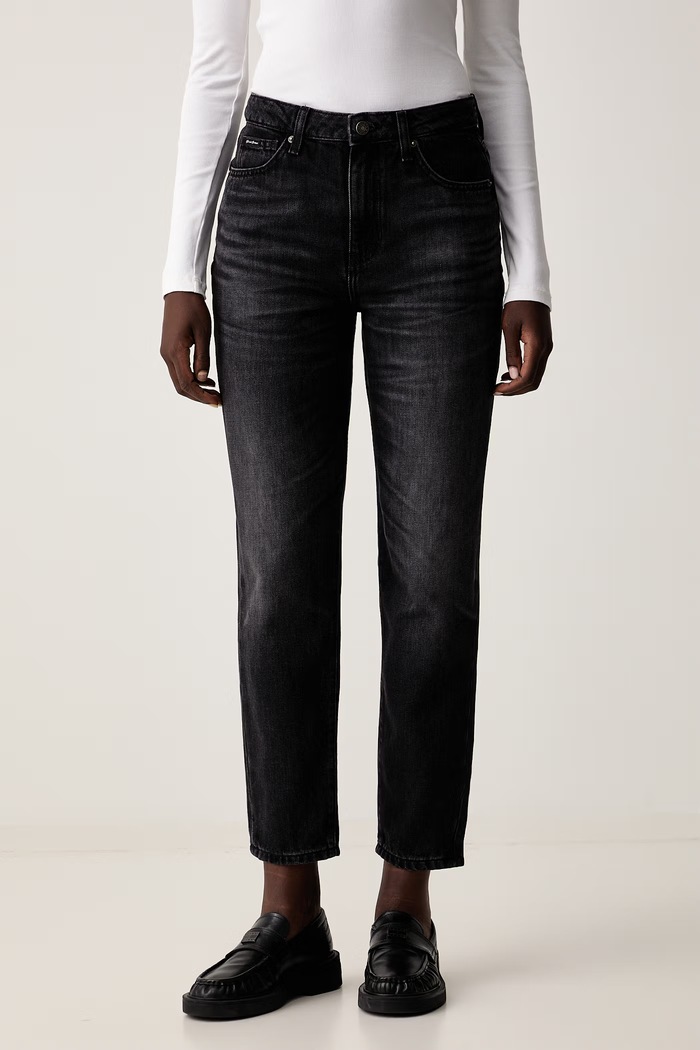 Guess Jeans rifle mom fit dámske čierna W6YA0D.D1148