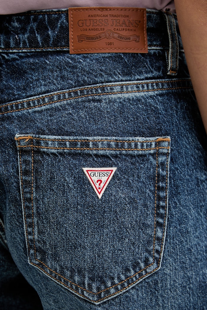 Guess Jeans rifle wide leg dámske modrá W6RA2B.D5M5L