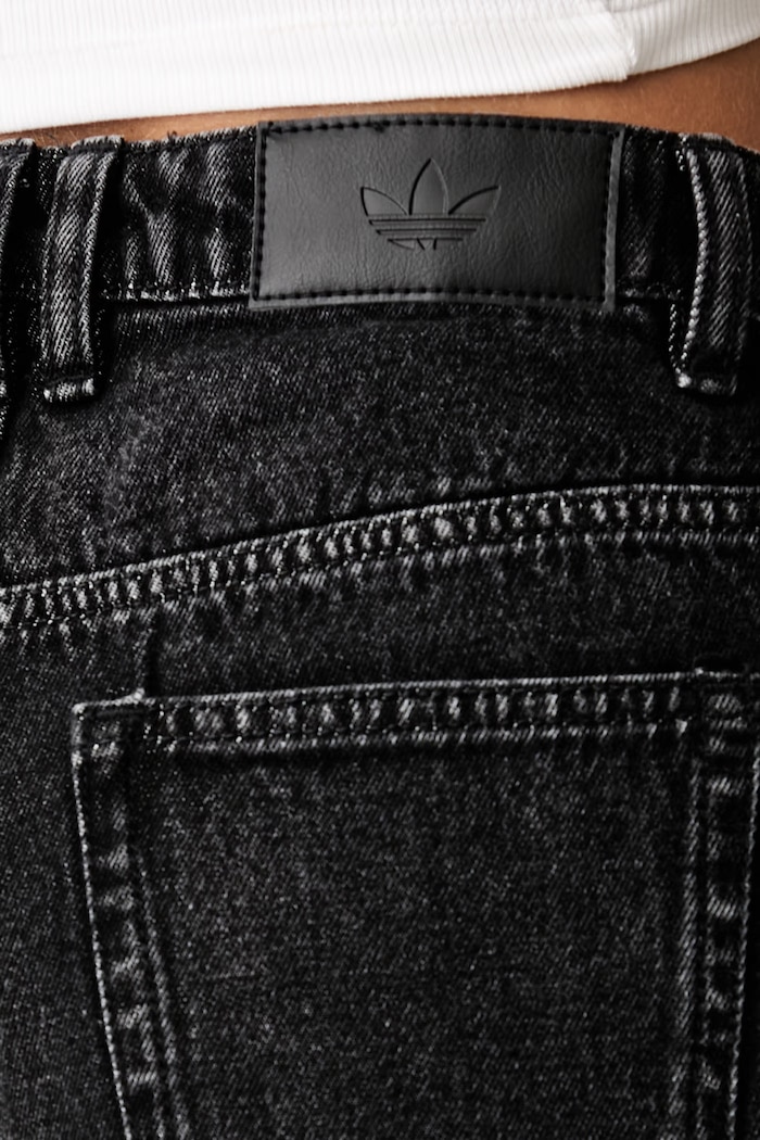 adidas Originals straight kavbojke ženske Firebird črna KQ6488