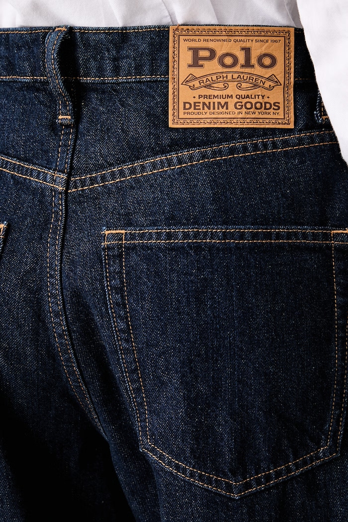 Polo Ralph Lauren дънки tapered дамски тъмносин 211B29852