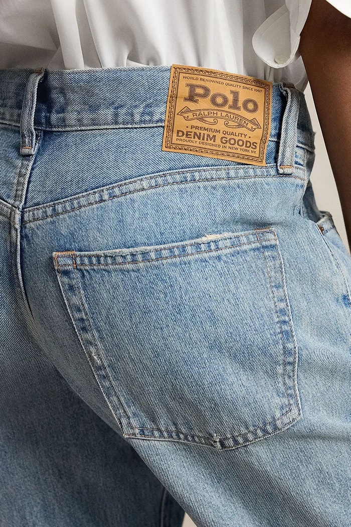 Polo Ralph Lauren дънки relaxed fit дамски син 211B17118