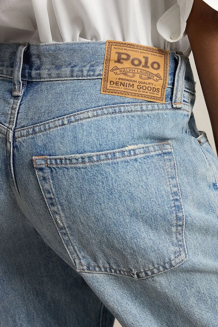 Polo Ralph Lauren дънки relaxed fit дамски син 211B17118