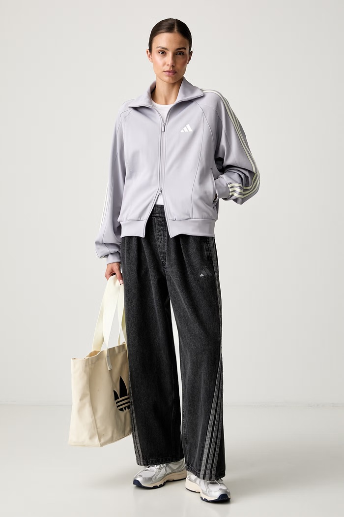 adidas τζιν wide leg γυναικεία Denim Pack KV0620 μαύρο AW26