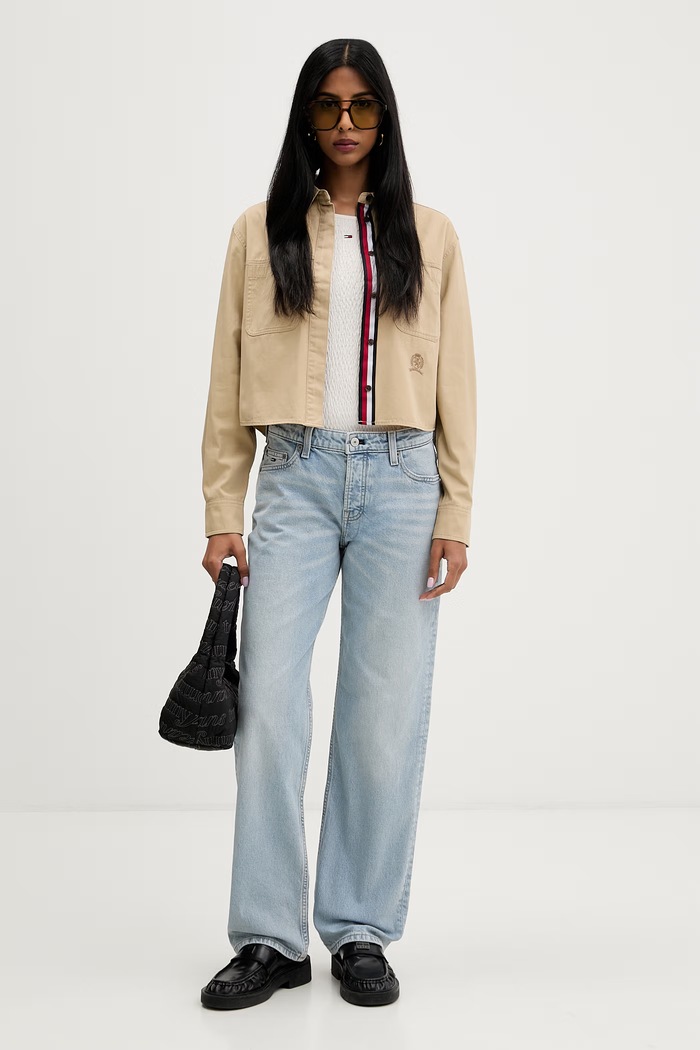 Tommy Jeans ίσια γυναικεία DW0DW23582 μπλε AW26