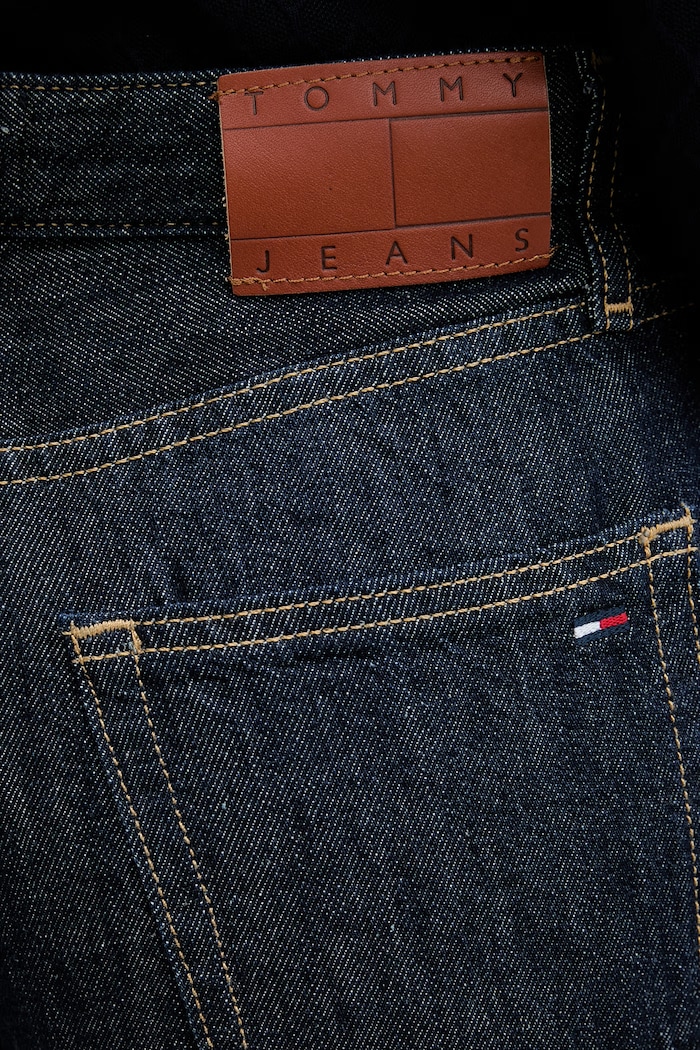 Tommy Jeans széles szárú női farmer sötétkék DW0DW23093