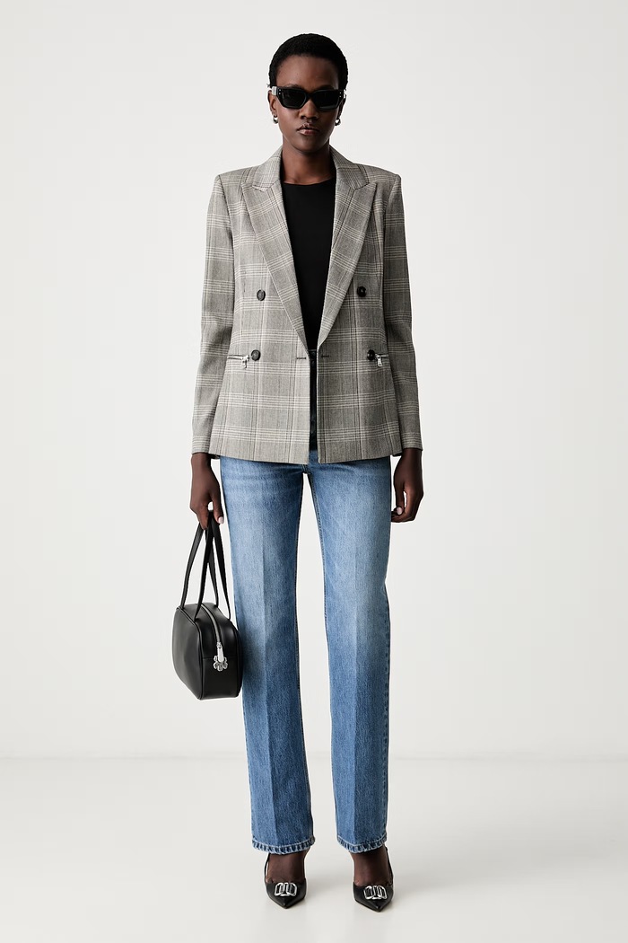 Victoria Beckham jeansy slim fit damskie Julia 1226DJE005216S niebieski AW26